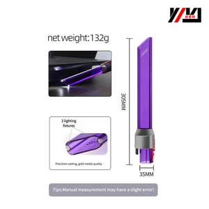 Repuesto para <span class=keywords><strong>Dyson</strong></span>, Venta al por Mayor de Piezas de Repuesto, Herramienta de Limpieza de Grietas con Luz LED para V7 V8 V10 V11 V15, Cabezal Iluminado para Esquinas y Ranuras Estrechas - Product Image 5