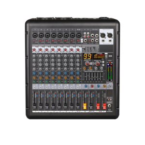Console de mixage professionnelle, amplificateur de mixage audio 8/12/16 canaux avec égaliseur pour musique DJ - Product Image 2