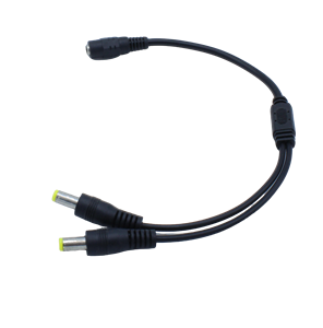 Een Tot Twee Dc Voedingskabel 1 Vrouwelijke <span class=keywords><strong>2</strong></span> Mannelijke 38Cm Lengte Dc Splitterkabel - Product Image 3