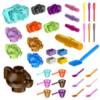 Accessoires de figurines MOC en gros - Pièces de blocs de construction avec impression de logo personnalisé - Kit de scènes de vie assorties à choisir et à mélanger 100g