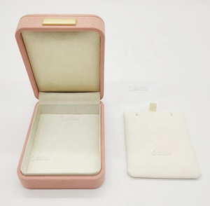 Caja de anillo de boda de terciopelo de lujo de gama alta Logotipo personalizado Embalaje de joyería de lujo para exhibición Cajas de juegos de joyería al por mayor - Product Image 4