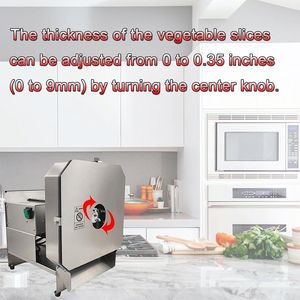 High Quality Electric <strong>Cutter</strong> for <strong>Leafy</strong> <strong>Vegetables</strong> Fruits Cucumbers-Shredding and Dice Machine - Product Image 4