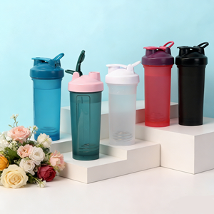 แก้วเชคกีฬาแบบพกพา สีสันตามสั่งจากโรงงานโดยตรง สำหรับผสมมิลค์เชคและโปรตีนพาวเดอร์ พร้อมพิมพ์โลโก้ - Product Image 3