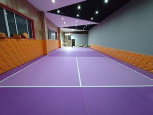 Revêtement de sol moderne en PVC pour terrain de badminton, <span class=keywords><strong>tapis</strong></span> de sol en plastique, adhésif facile pour les sports d'intérieur, gymnase, volleyball, terrain de jeu, rouleau - Product Image 4
