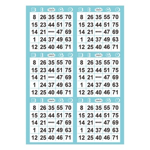 Fast Delivery Sale Bingo Game Card Art Paper Ultra HD Digital Printing Bingo - Product Image 5