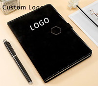 Carnet A5 élégant avec couverture en cuir et impression sérigraphique pour usage professionnel et promotions