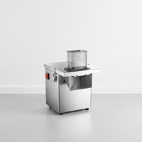 Machines de transformation des légumes motorisées automatiques de haute précision, fonctions de découpe en dés, de tranchage et de découpe pour les usines de snacks (6,8 kg)
