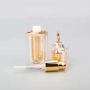Ensembles d'emballage de soins de la peau du visage bouteilles 30ml 40ml 60ml 120ml carrés acryliques vides pots de soins cosmétiques de luxe - Product Image 6