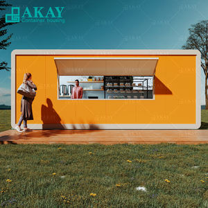 ตู้คอนเทนเนอร์สำหรับร้านอาหารตู้คอนเทนเนอร์ที่สวยงามจัดส่ง20FT - Product Image 2