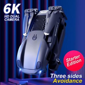 Drone RC V22 avec évitement d'obstacles, double caméra 4K, quadricoptère jouet pour enfants, garçons et débutants - Product Image 2