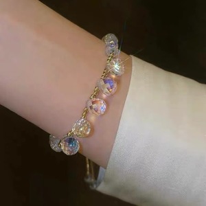 LANDY Bracelet en cristal magique fait à la <span class=keywords><strong>main</strong></span>, corde à tirer, bracelets de mode à personnalité réglable - Product Image 2
