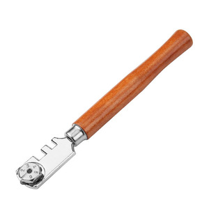 TOLSEN 41030 <span class=keywords><strong>Tagliavetro</strong></span> <span class=keywords><strong>Professionale</strong></span> con Manico in Legno e 6 Ruote Lama TCT - Product Image 1