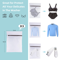 Sac de lavage de linge en maille réutilisable haute capacité personnalisé sac de lavage d'hôtel de voyage en polyester très durable