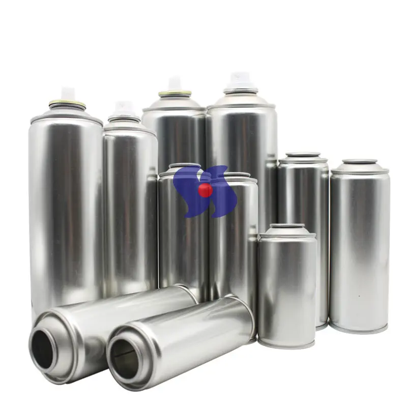 Removedor de metal ferrugem de forma personalizada, spray spray spray de 450ml de 65x158mm, lata de aerossol vazia