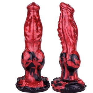 NNSX Dog Kont <b>Dildo</b>,Realistic Animal Wolf <b>Dildo</b> Powerful Suction Cup 7.48 in Insertable Silicone Sex Toy for Men Women Wholesale - Product Image 1