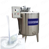 Ligne de production de lait et de yaourt pour petites entreprises, 100 L, 200 L, 500 L, machine de transformation laitière, machine de pasteurisation du lait, pasteurisateur