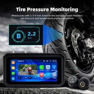 Pantalla Inalámbrica Portátil para Motocicleta de 6.25 Pulgadas con CarPlay y Android Auto, Extraíble, Impermeable, con BT, TPM, DVR y Navegación - Product Image 3