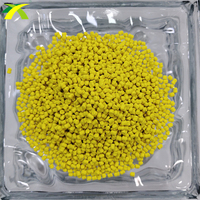 E3515A Masterbatch de couleur jaune EVA pour la production de composés et granulés EVA de qualité moulage pour chaussures en EVA