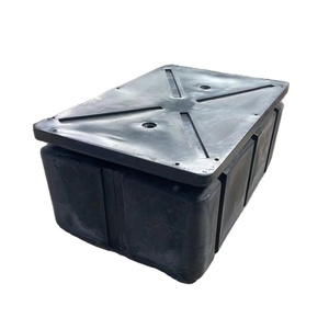Caja flotante Marina pontón flotante de marco de aluminio con PE en el interior - Product Image 1