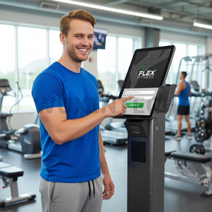 Kiosque tactile d'intérieur WUXIN Totem pour supermarché avec lecteur de codes-barres, terminal de commande et de <span class=keywords><strong>paiement</strong></span> en libre-service, fonctionnalité SDK - Product Image 3