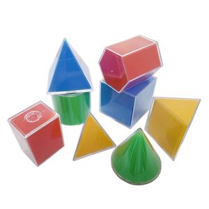 Gelsonlab HSMM-052 8pcs <strong>Plastic</strong> Geometry Set Folding Geometric Shapes Bundle, Math Class Accessories, 3-D and 2-D <strong>Concepts</strong> - Product Image 3
