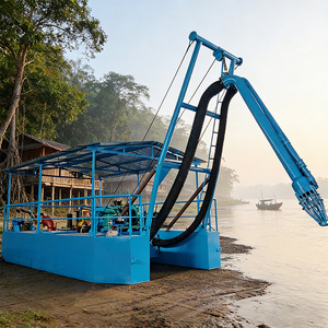 เรือขุดทรายขนาดเล็กสำหรับการจัดการตะกอนในท่าจอดเรือ - Product Image 1