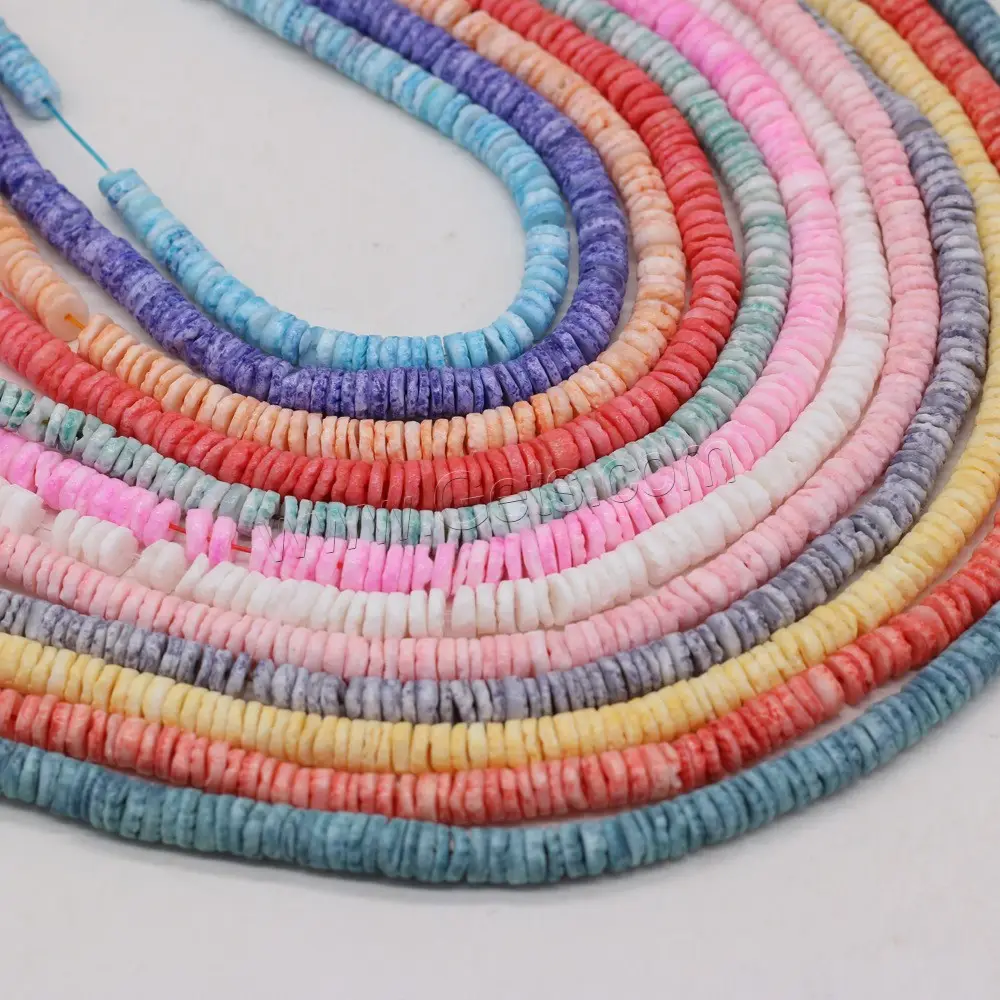 more color 5-6mm dyed shell beads sold by strand jewelry finding diy 1525667