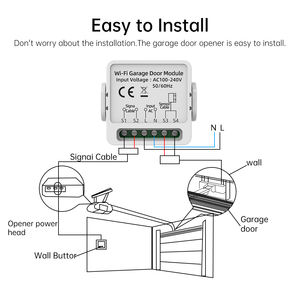 Controlador Inteligente WiFi SIXWGH para Puerta de Garaje, Compatible con Tuya, Google Home, <span class=keywords><strong>Alexa</strong></span>, Control por Voz, Control Remoto Smart Life para Hoteles - Product Image 2
