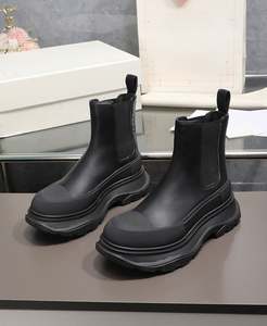 Zapatillas de running de cuero genuino de caña alta para hombre y mujer, otoño-invierno 2026, con amortiguación, nuevas, sencillas, para parejas, informales. - Product Image 1