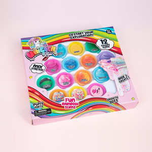 Custom Logo Smooth Soft Mix Create <b>Slime</b> Fun rainbow <b>Slime</b> Crystal Putty Play Go to Start Your Exploration Color Packaging - Product Image 3