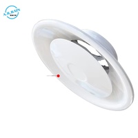 Diffuseur d'air circulaire à disque, vente directe usine, cache de ventilation de plafond rond sur mesure pour système de conduits