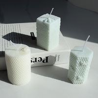 3D Bee Honeycomb Candle Moulds Bienenstock Silikon form für hausgemachte Bienenwachs Candle Soap Candle Moulds Silikon kautschuk