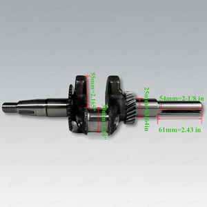 Cigüeñal de carrera Precision GX200 2.165 "Compatible con motores Honda Clones 212cc - Product Image 4