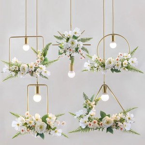 Plafonnier décoratif suspendu grande plante verte moderne Led salle à manger lustre lumière pour salon moderne pendentif - Product Image 3