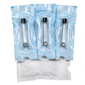 Cartucho de Vidrio Borosilicato Estéril de 3 ml, Envase Cosmético Cilíndrico Transparente con Tapa de Aluminio, Disponible en Stock - Product Image 4