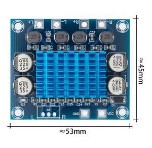 Carte amplificateur de puissance Audio stéréo numérique TPA3110 XH-A232 30W + 30W 2.0 canaux DC 8-26V 3A - Product Image 5