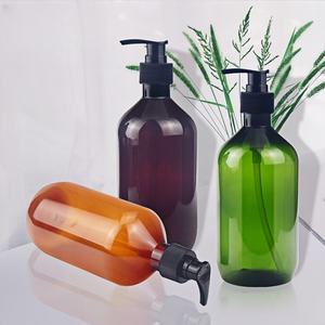 ขวดปั๊มสีเหลืองอำพันขนาด300มล. 500มล. สำหรับแชมพูครีมนวดผมโลชั่นขวดสบู่เหลวขวดแชมพู - Product Image 5