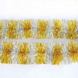 Hot Selling 2M*9Cm <b>Pink</b> Christmas PET Tinsel Garland with Custom Logo - Product Image 5