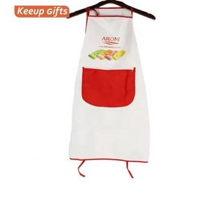 Restaurant Coffee Nylon <b>Aprons</b> Gardeners Cooking White Cotton Pe Kids <b>Kitchen</b> Salon Barber <b>Aprons</b> with Pocket - Product Image 1