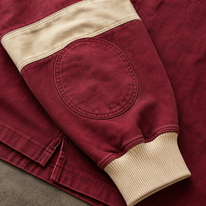 Maglietta Polo Rugby Personalizzata OEM ODM per Uomo, Bicolore con Ricamo, Manica Lunga, <span class=keywords><strong>Abbigliamento</strong></span> Streetwear su Misura - Product Image 4