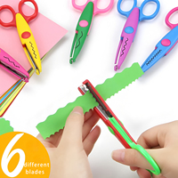 Hanview Kids Paper Edgers Scissors Ciseaux décoratifs pour l'artisanat et les fournitures scolaires 5 pouces 3 Pack ou 6 Pack