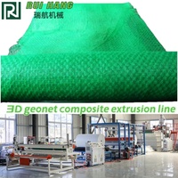 Geonet en HDPE bidimensionnel pour le renforcement des routes, fabrication de machines extrudeuses