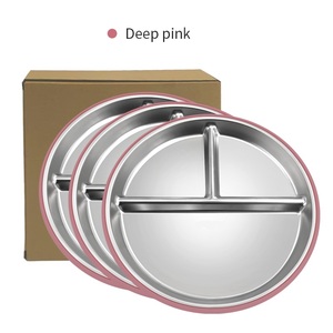 Kit de Comida Seguro para Bebés, Plato de Acero Inoxidable 304, Babero de Silicona con Succión, Libre de BPA y Ftalatos, para una Alimentación Feliz - Product Image 5