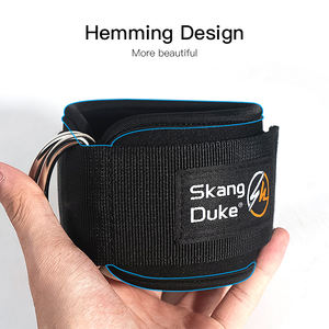 สายรัดข้อเท้าทำจากนีโอพรีนแบบปรับได้สายรัดข้อเท้ารูปตัว D คู่สำหรับเครื่องจักรเคเบิลตามสั่ง - Product Image 4