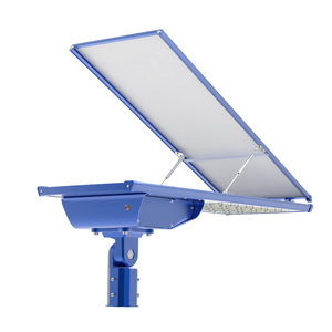 Lampadaire solaire double face HK Mistei Lampadaire solaire intégré à haute luminosité du crépuscule à l'aube - Product Image 3