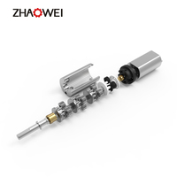 Zhaowei personnalisé 12mm 6v 2kg.cm couple élevé 12v moteur à engrenages à courant continu 50 tr/min engrené 24v moteur à courant continu pour sèche-cheveux