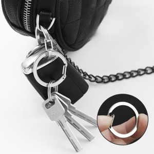 304 Roestvrijstalen Veergesp Sleutelhanger Heren Outdoor Edc Quick Release Opknoping Sleutelhanger Creative Outdoor - Product Image 5