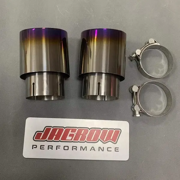 High performance titanium universal exhaust tip