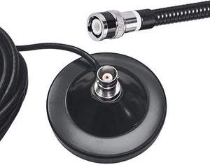 <span class=keywords><strong>Antenne</strong></span> de station de base magnétique fixe extérieure ATWE en plastique 27 MHz avec connecteur BNC 1.5 VSWR pour montage au sol/mural - Product Image 4