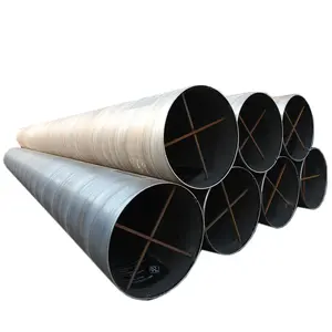 Spiral submerged arc welding pipe A53 x52 carbon steel tube pipe price for water transportation